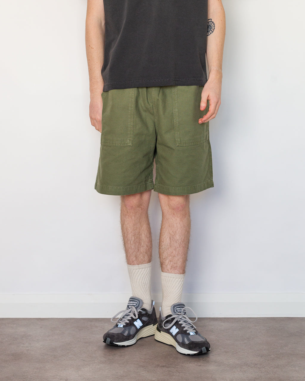Chef Shorts - Olive | Service Works | Peggs & son.