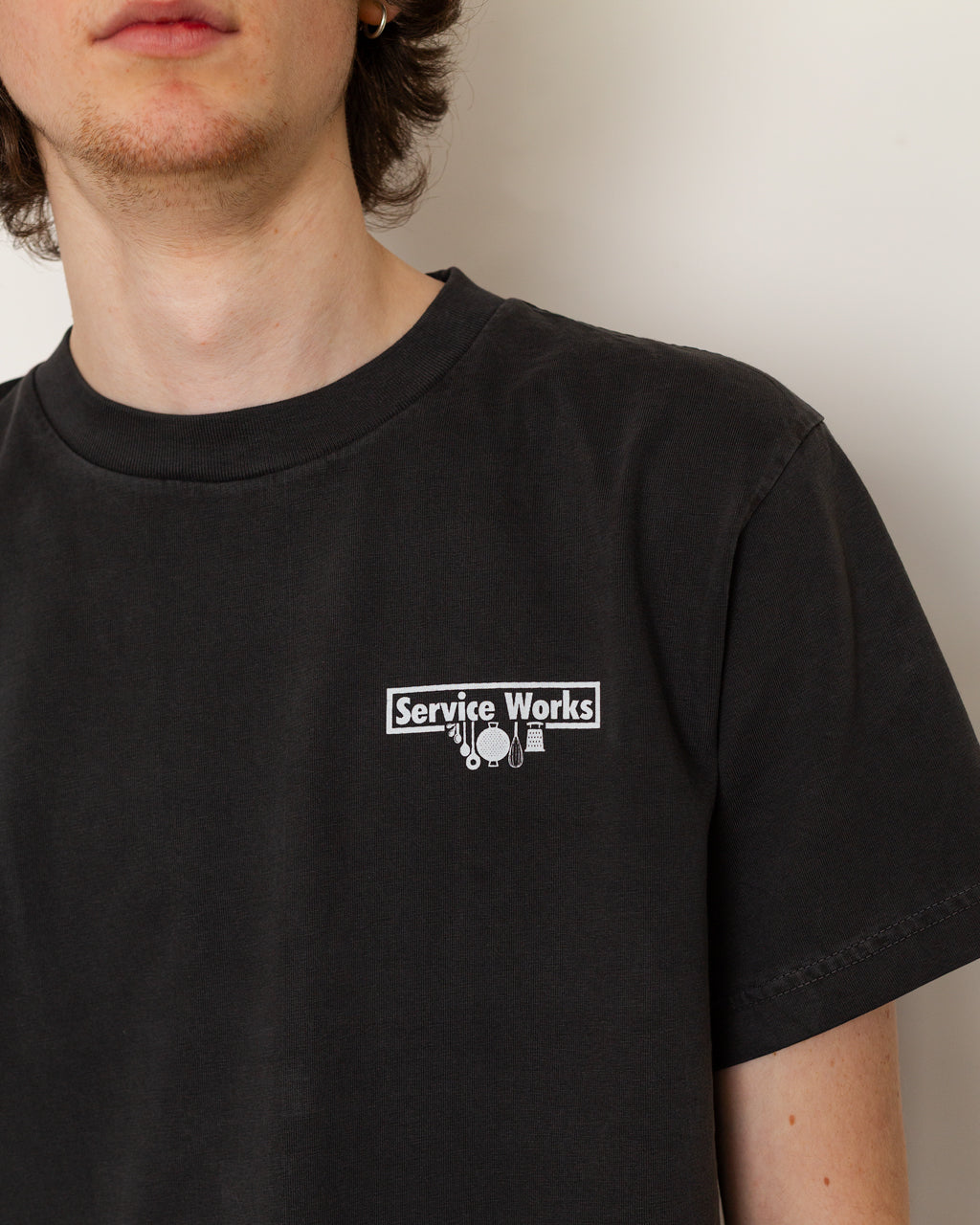 Pigment Dyed Trademark Tee - Black