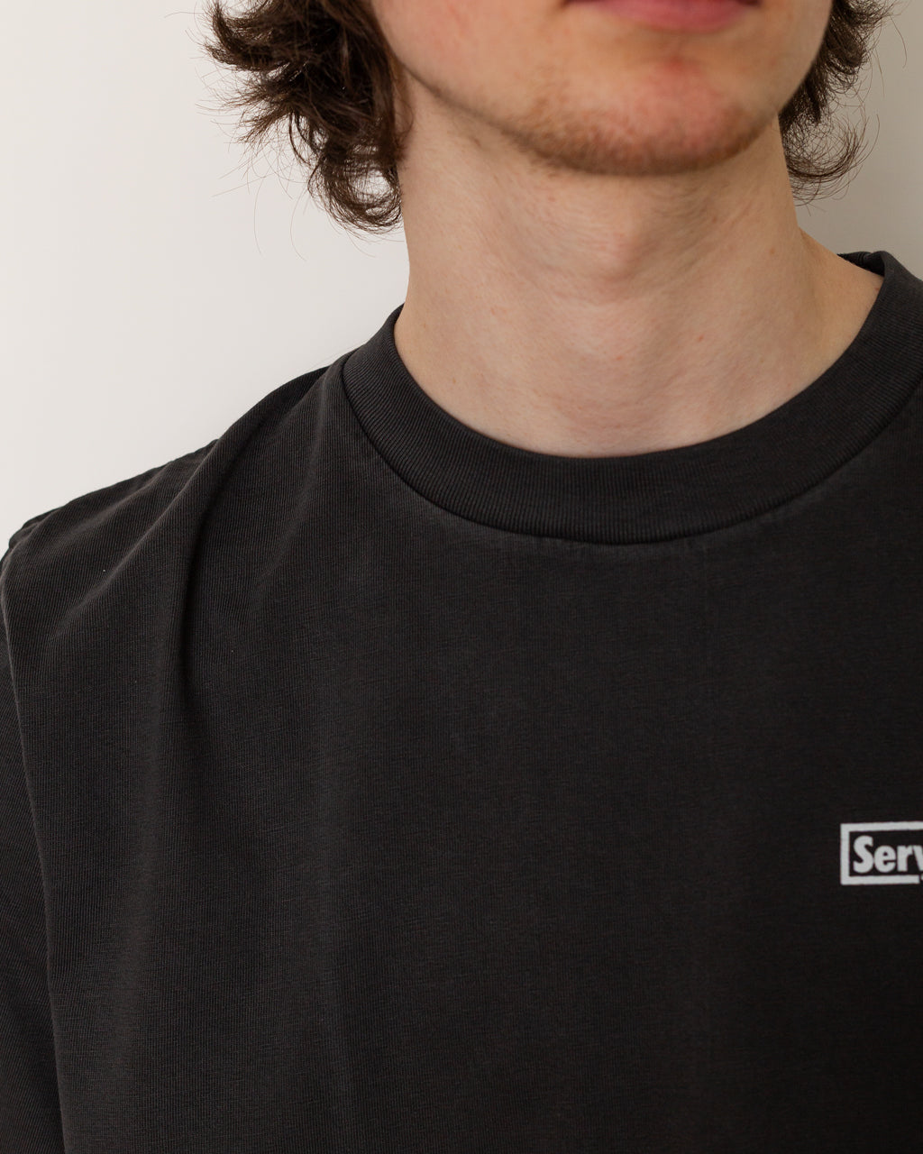 Pigment Dyed Trademark Tee - Black