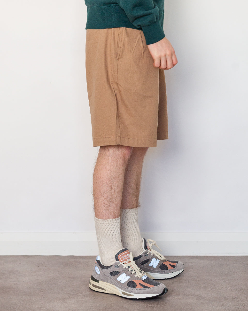Twill Part Timer Short - Mushroom