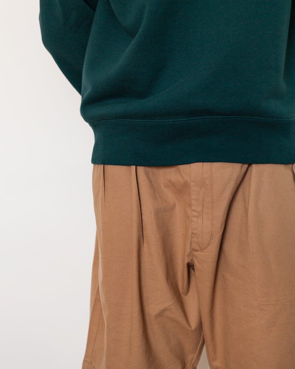 Twill Part Timer Short - Mushroom
