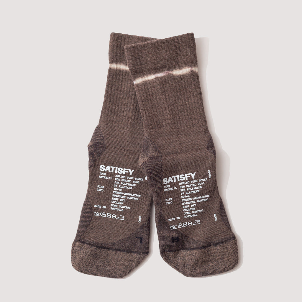 Merino Nylon Tube Socks - Tie-Dye Falcon