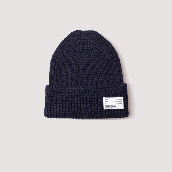 Knit Beanie - Navy | Visvim | Peggs & son.