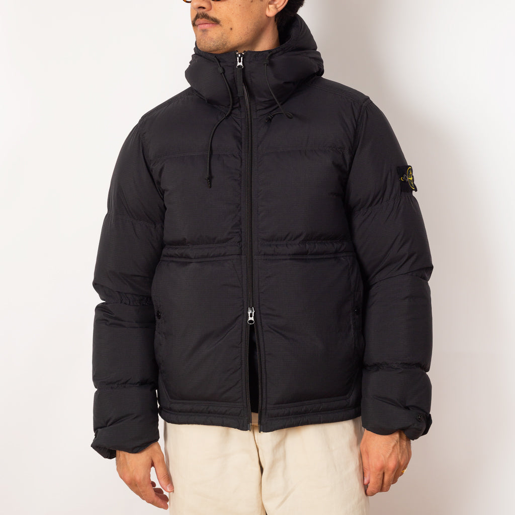 Short Down Parka - Black - V0029