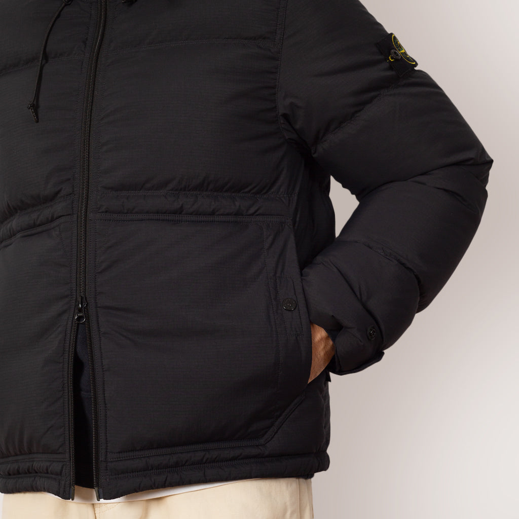 Short Down Parka - Black - V0029