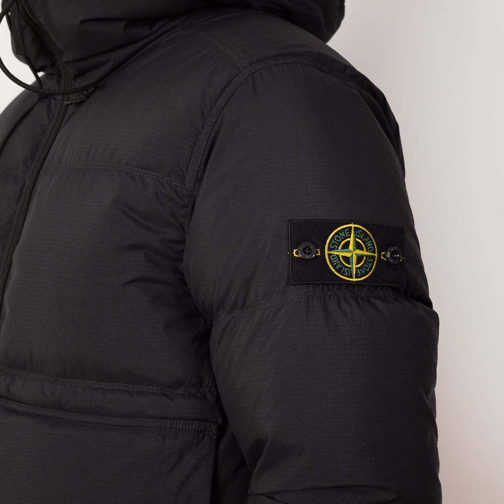 Short Down Parka - Black - V0029