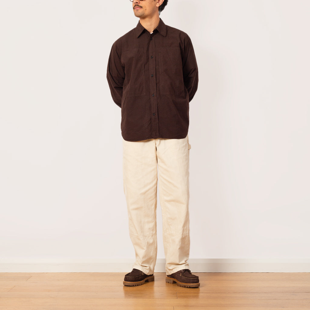 Ole Fatigue Cotton Tencel Shirt - Espresso