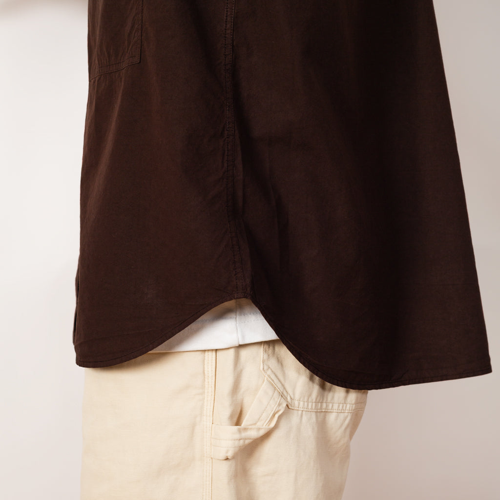 Ole Fatigue Cotton Tencel Shirt - Espresso