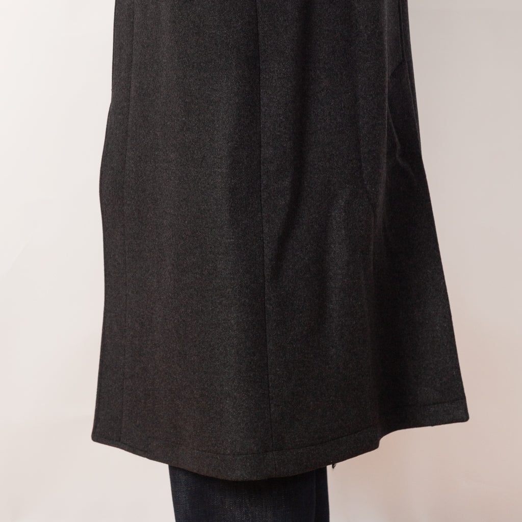 Installation Coat - Dark Grey Recycled Wool