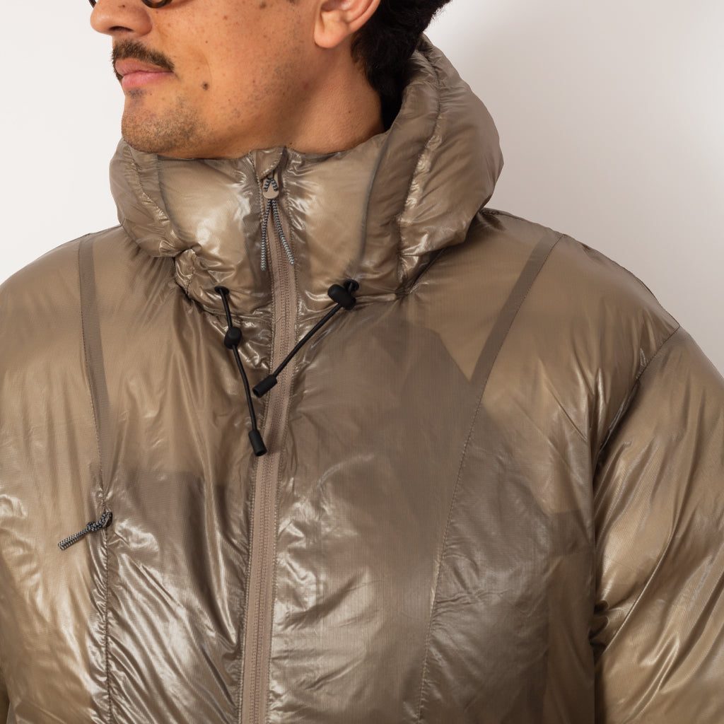 Synthetic Down Jacket - Taupe