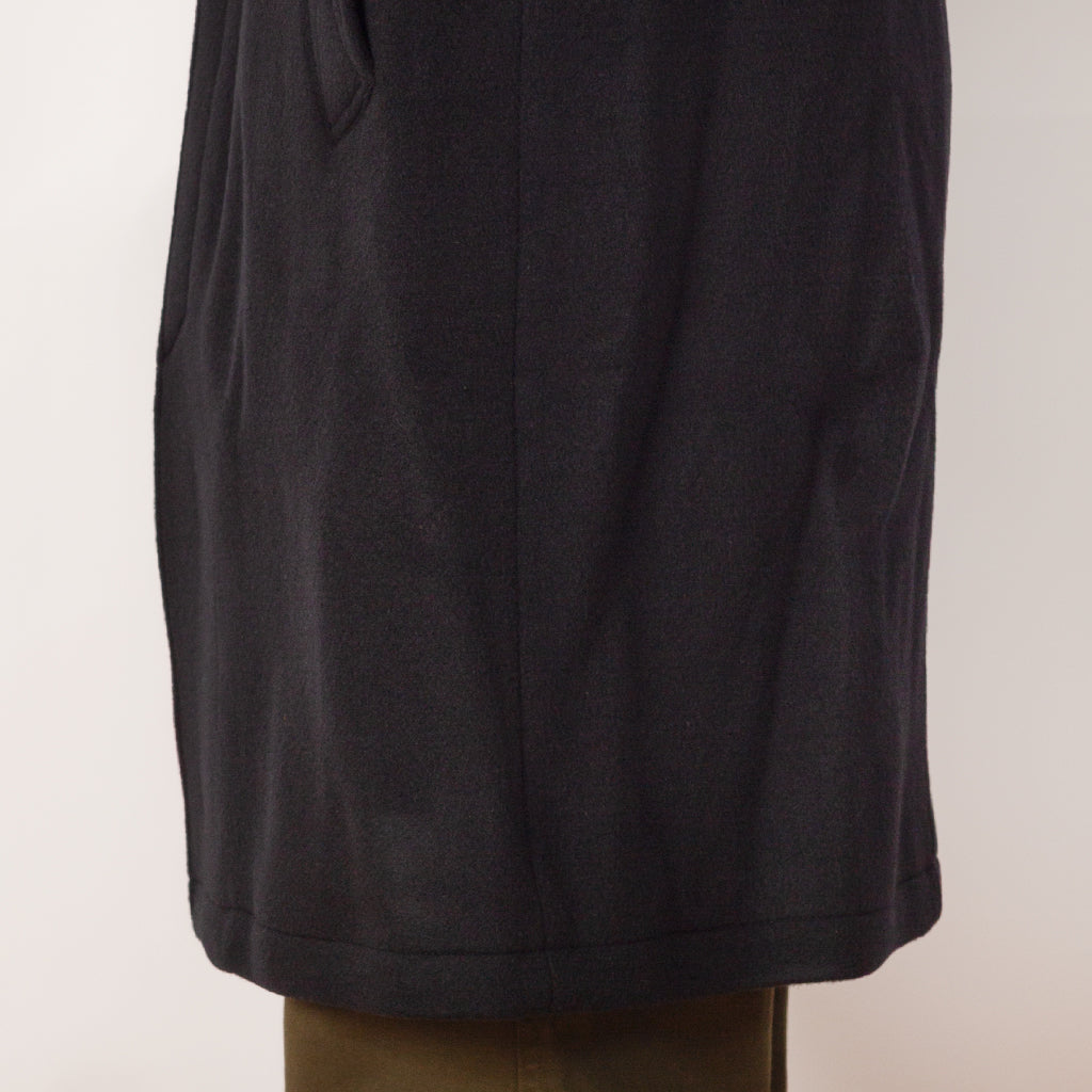 Accession Coat - Black Recycled Wool