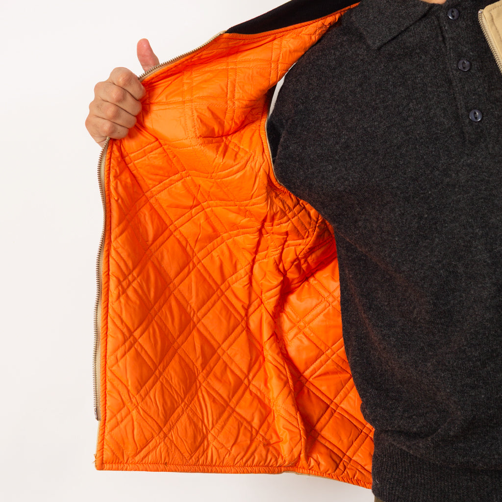 Padded Work Vest - Pale Khaki