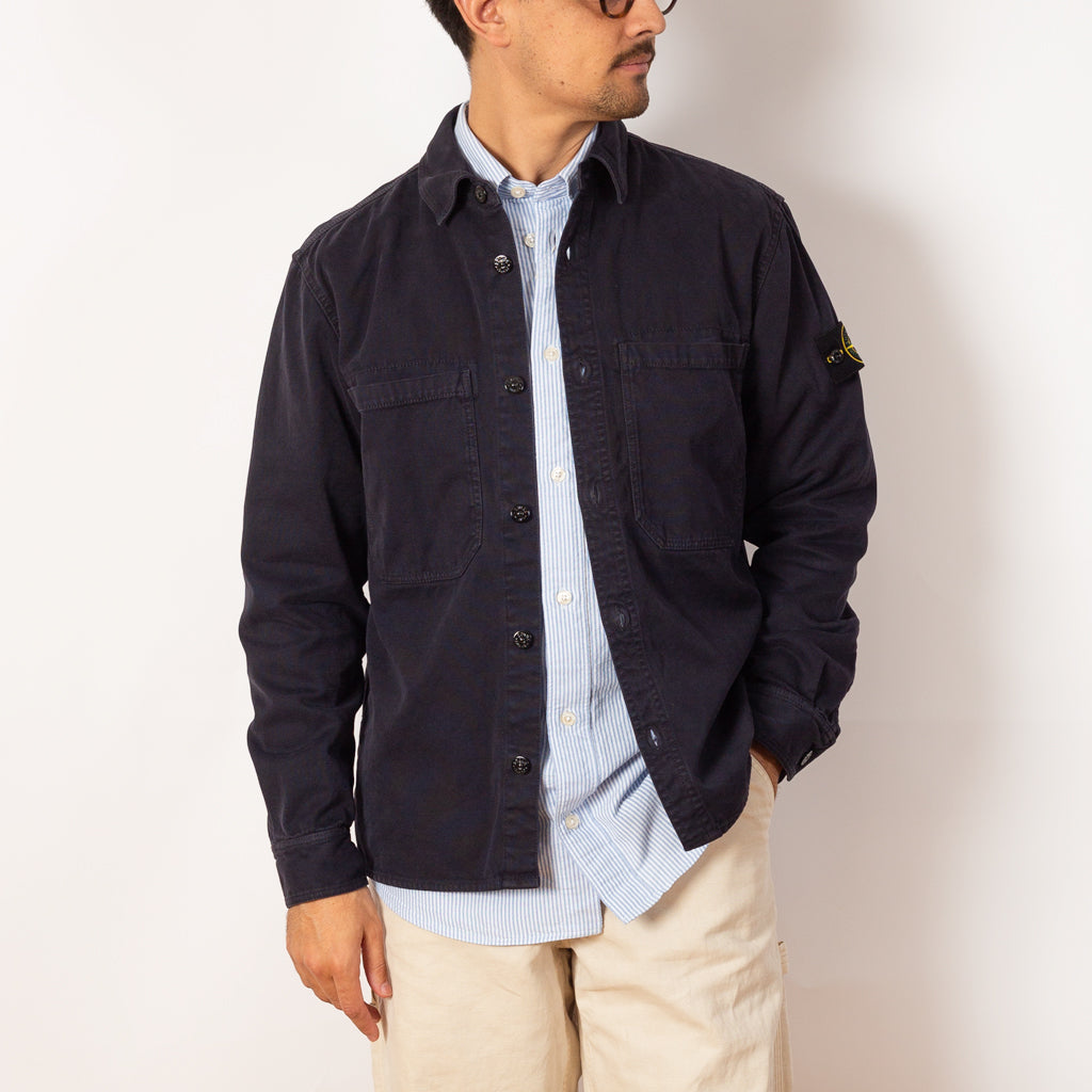 Drill Overshirt - Ink - V0126