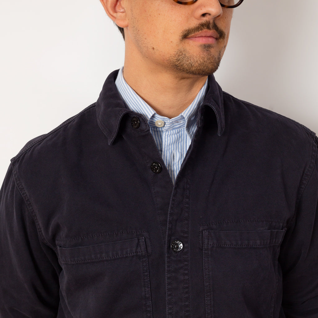 Drill Overshirt - Ink - V0126
