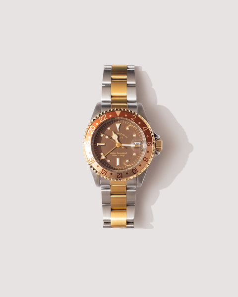 GMT - Brown | Vague Watch Co. | Peggs & son.