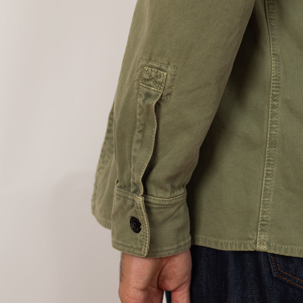 Drill Overshirt - Sage - V0155