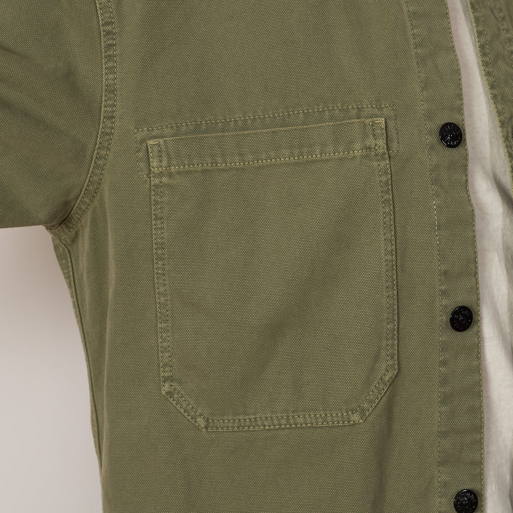 Drill Overshirt - Sage - V0155