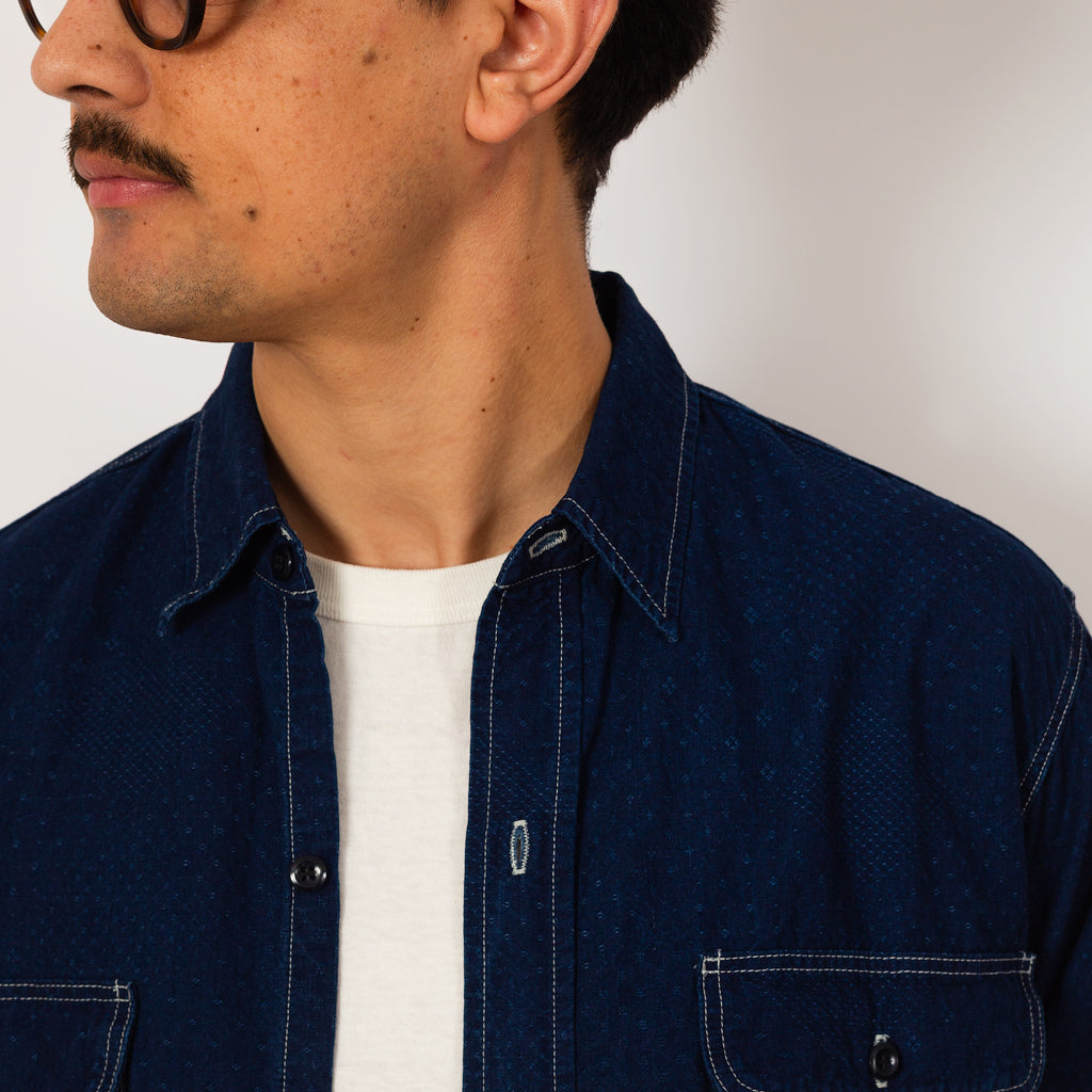 Relaxed Fit Work Shirt for Peggs & son. - Indigo