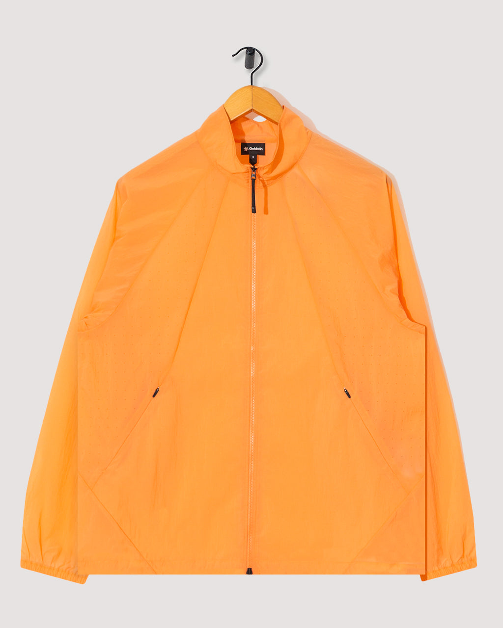 Sheer Nylon Wind Jacket - Lily Orange | Folk | Peggs & son. Sheer Nylon Wind Jacket - Lily Orange | Folk | Peggs & son.