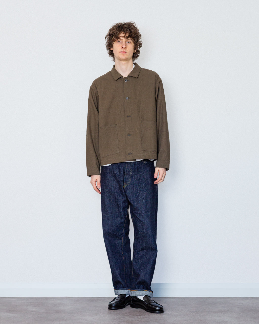 LOT 303 - Coverall Jacket - Brown | Taiga Takahashi | Peggs & son.