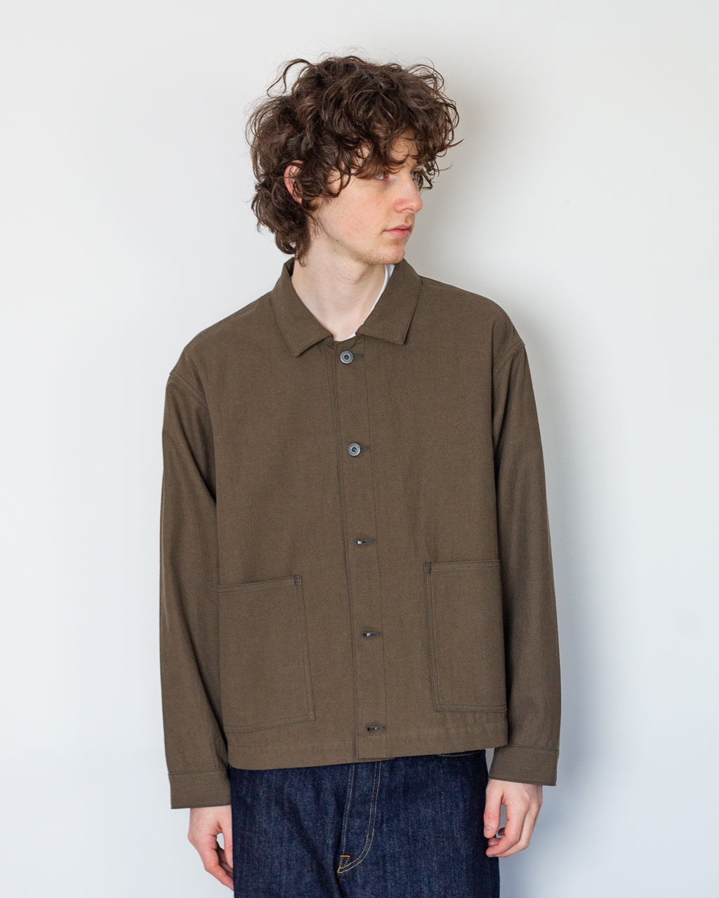 LOT 303 - Coverall Jacket - Brown | Taiga Takahashi | Peggs & son.