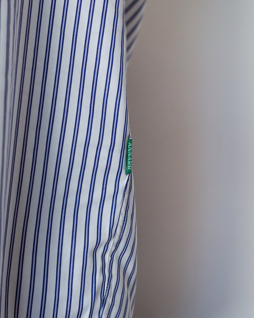 Anrvolund Stripe Shirt - Dark Navy Stripe