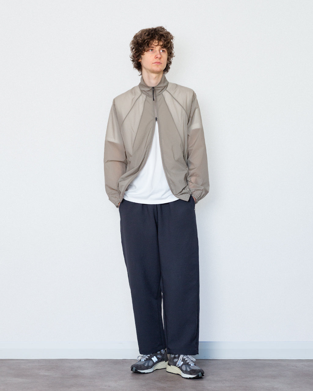 Wide Ankle Easy Pants - Ebony Grey | Goldwin | Peggs & son.