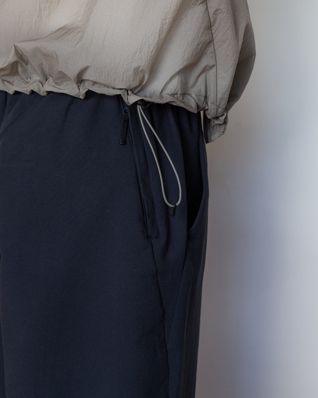 Wide Ankle Easy Pants - Ebony Grey