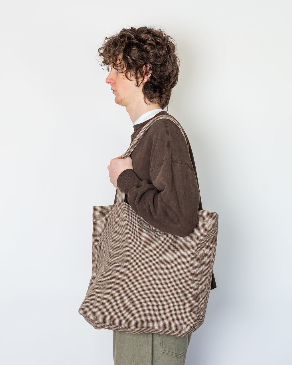 Irish Linen Tote - Straw