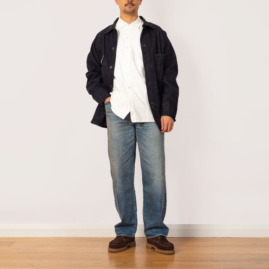 Cotton x Linen Patchwork KATMANDU Shirt 23' - White