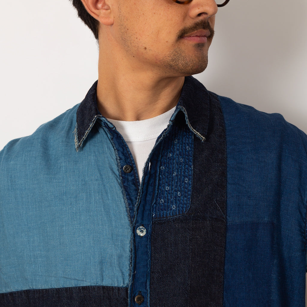 Cotton x Linen IDG KATMANDU Shirt 23' - Indigo