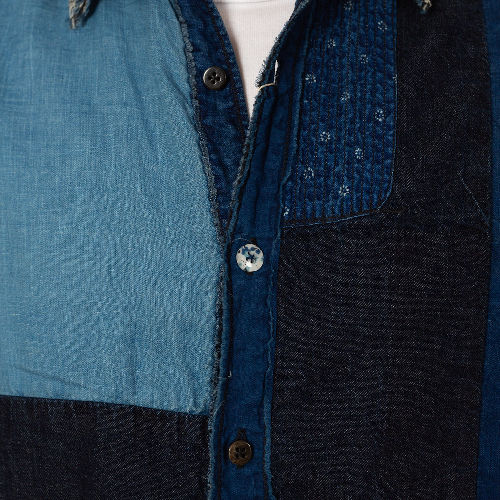 Cotton x Linen IDG KATMANDU Shirt 23' - Indigo