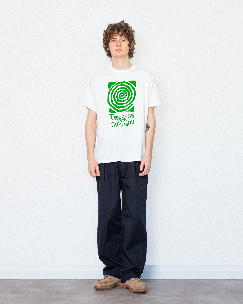 Hestur Relaxed Twill Pleated Trouser - Black