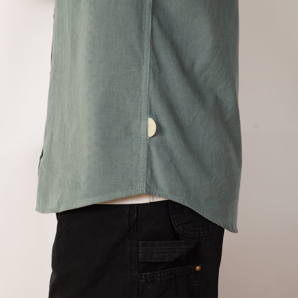 Direction Babycord Shirt - Dusty Green