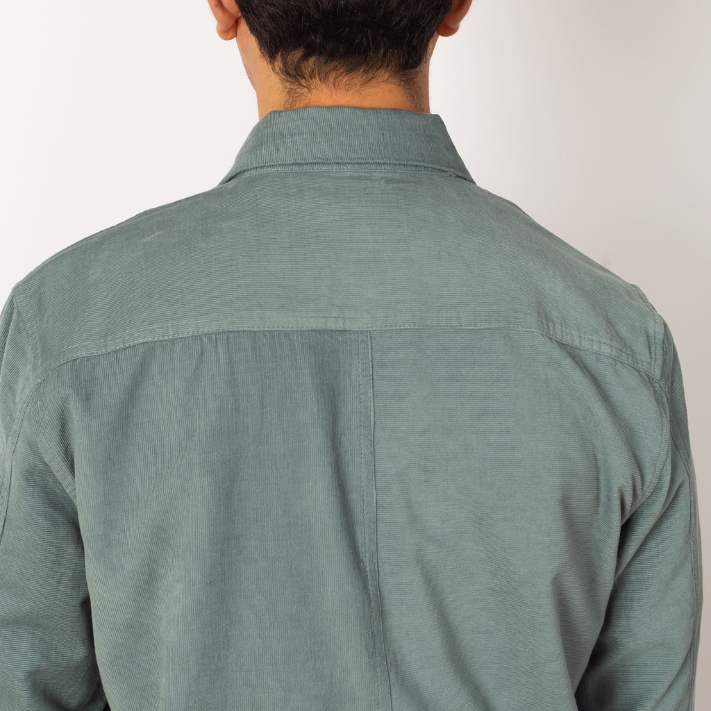 Direction Babycord Shirt - Dusty Green