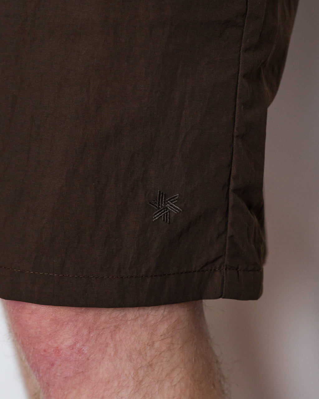 Nylon Shorts - Jet Brown
