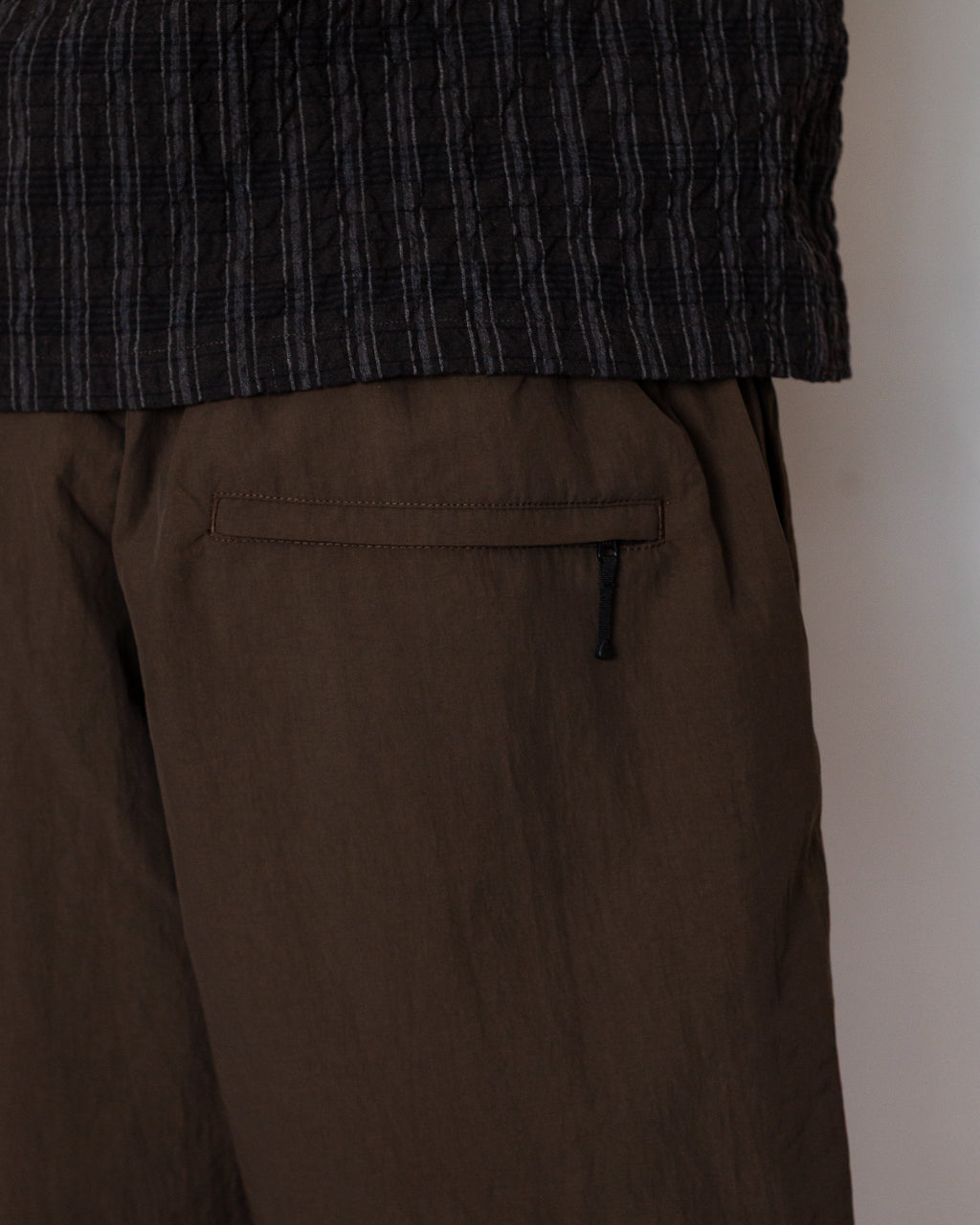 Nylon Shorts - Jet Brown