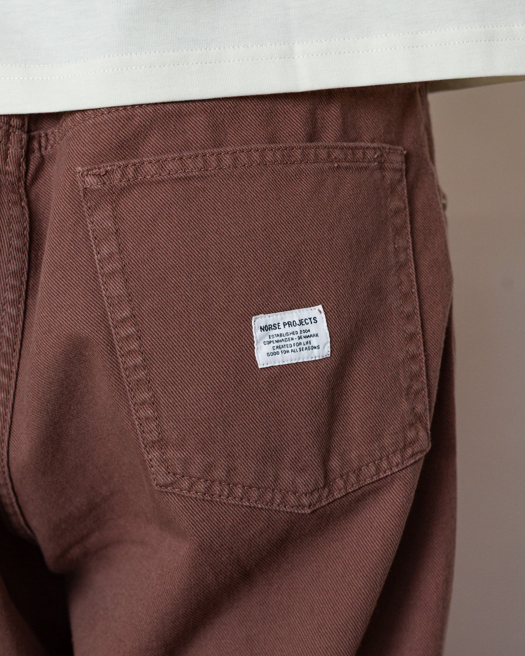 Korshavn Relaxed 5 Pocket Heavy Twill - Peppercorn