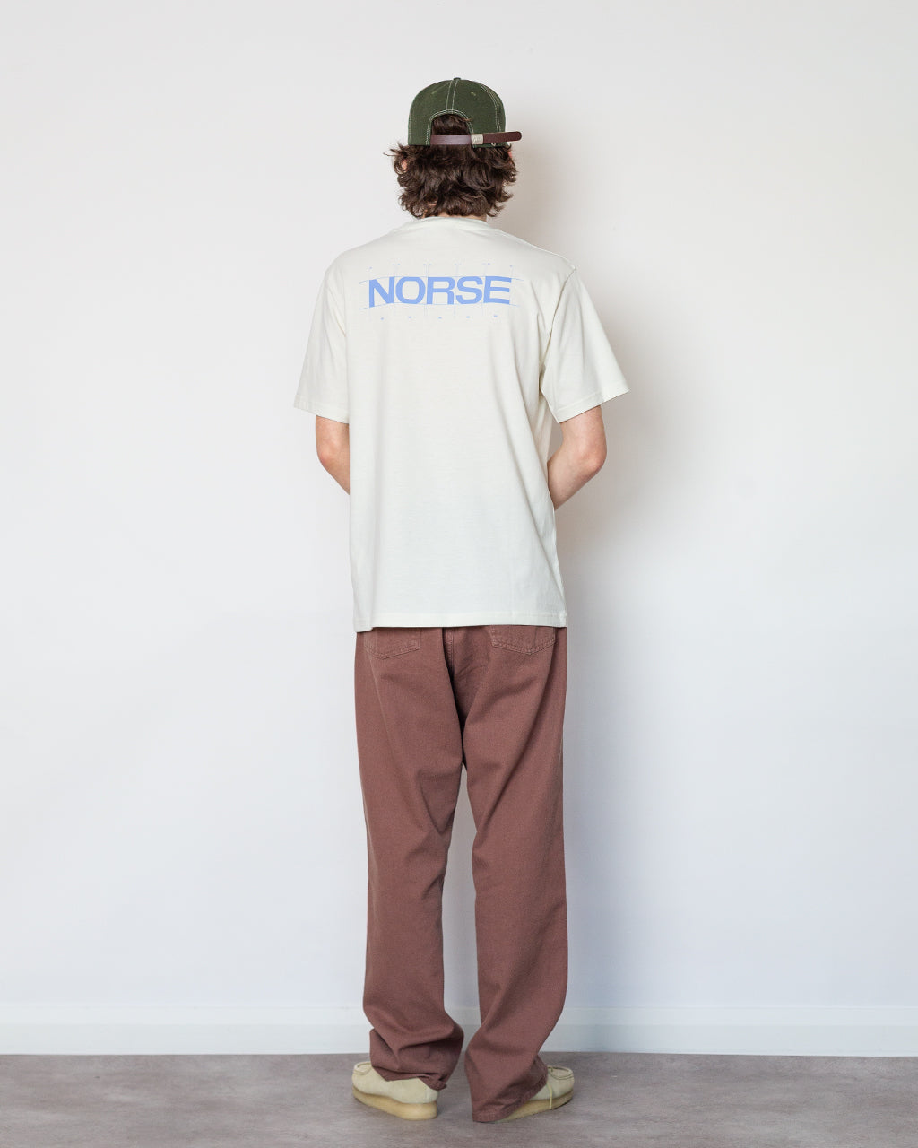 Norse x BST Back Print T-Shirt - Kit White