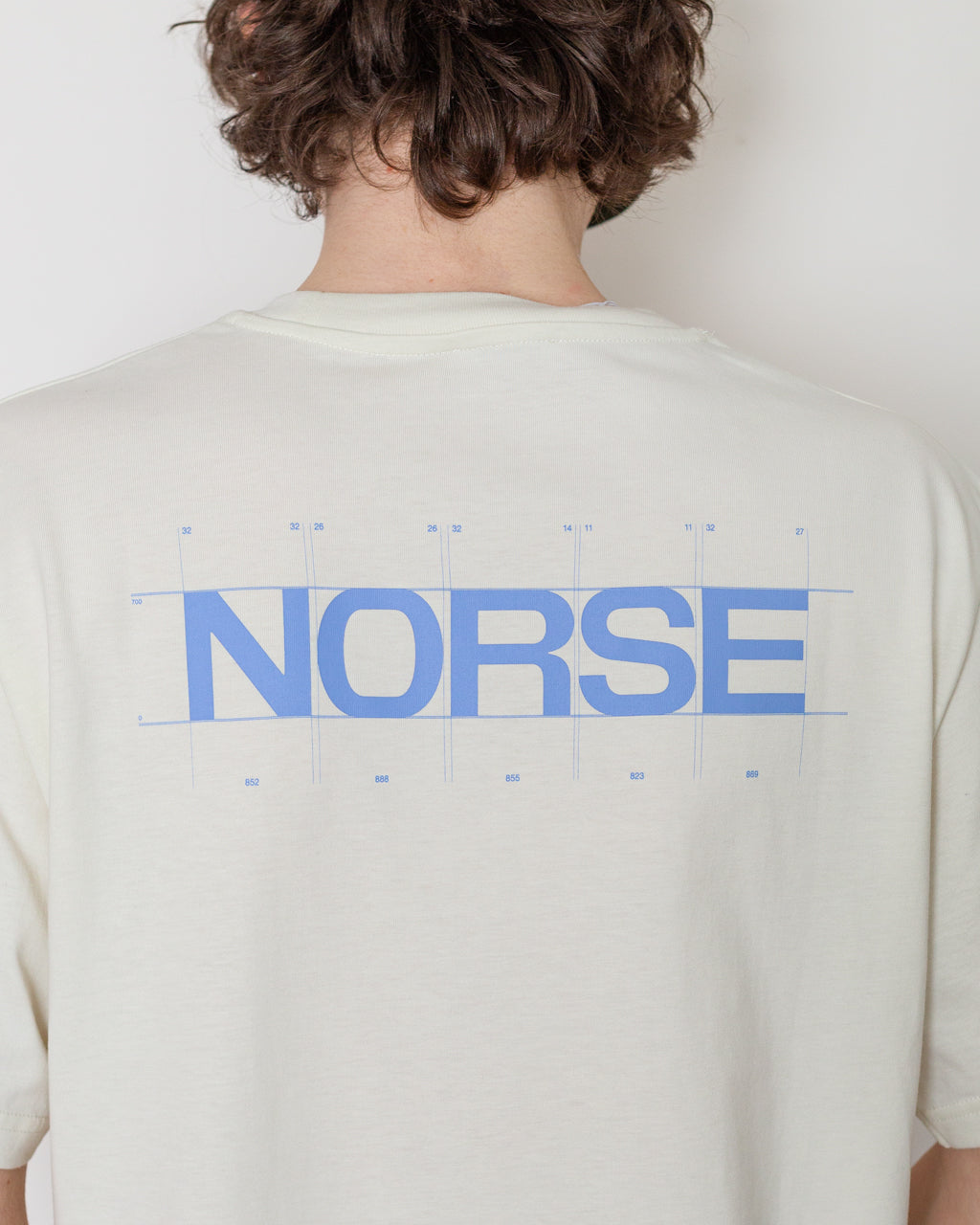 Norse x BST Back Print T-Shirt - Kit White