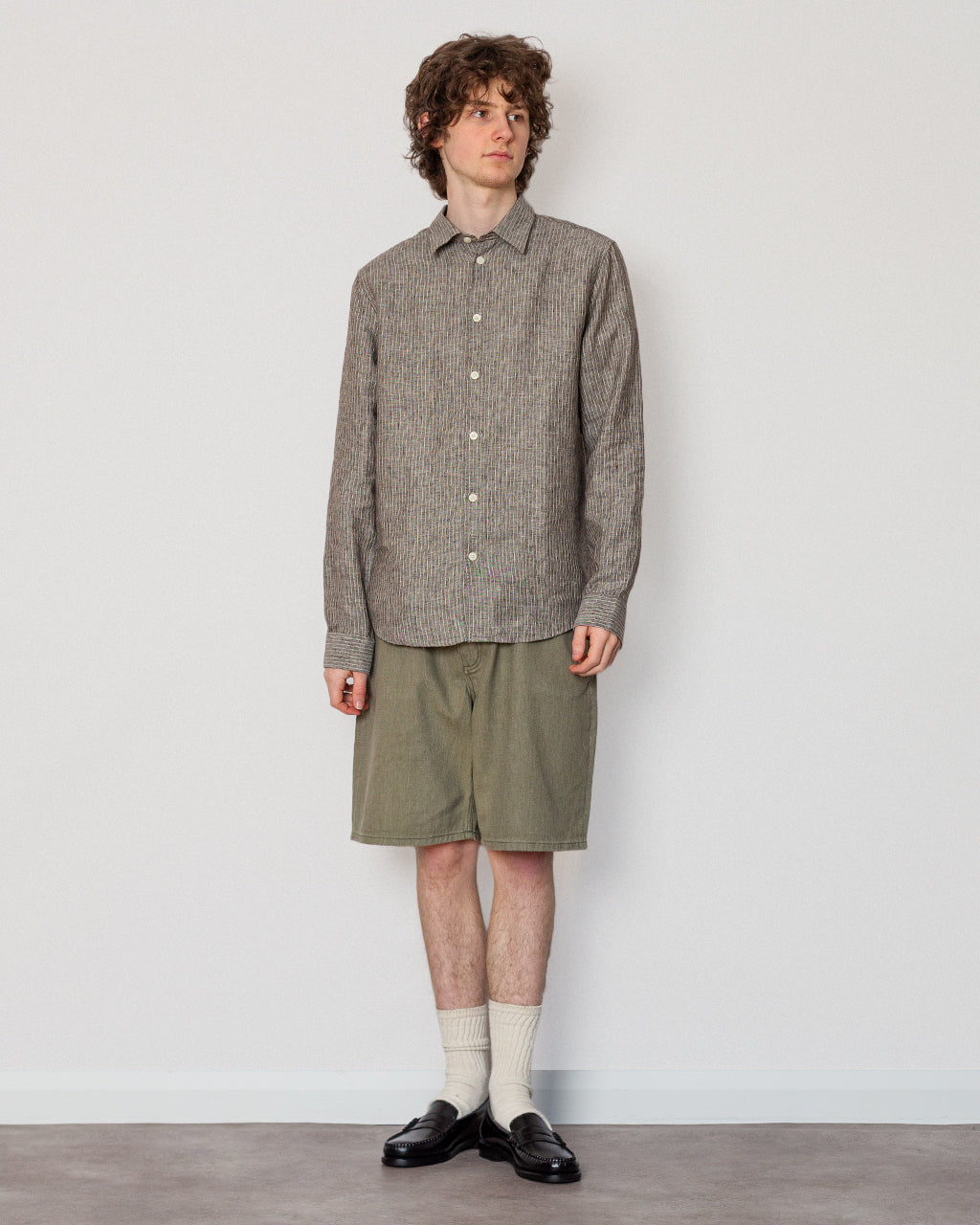 Enzo Shirt 5728 - Clay Stripe