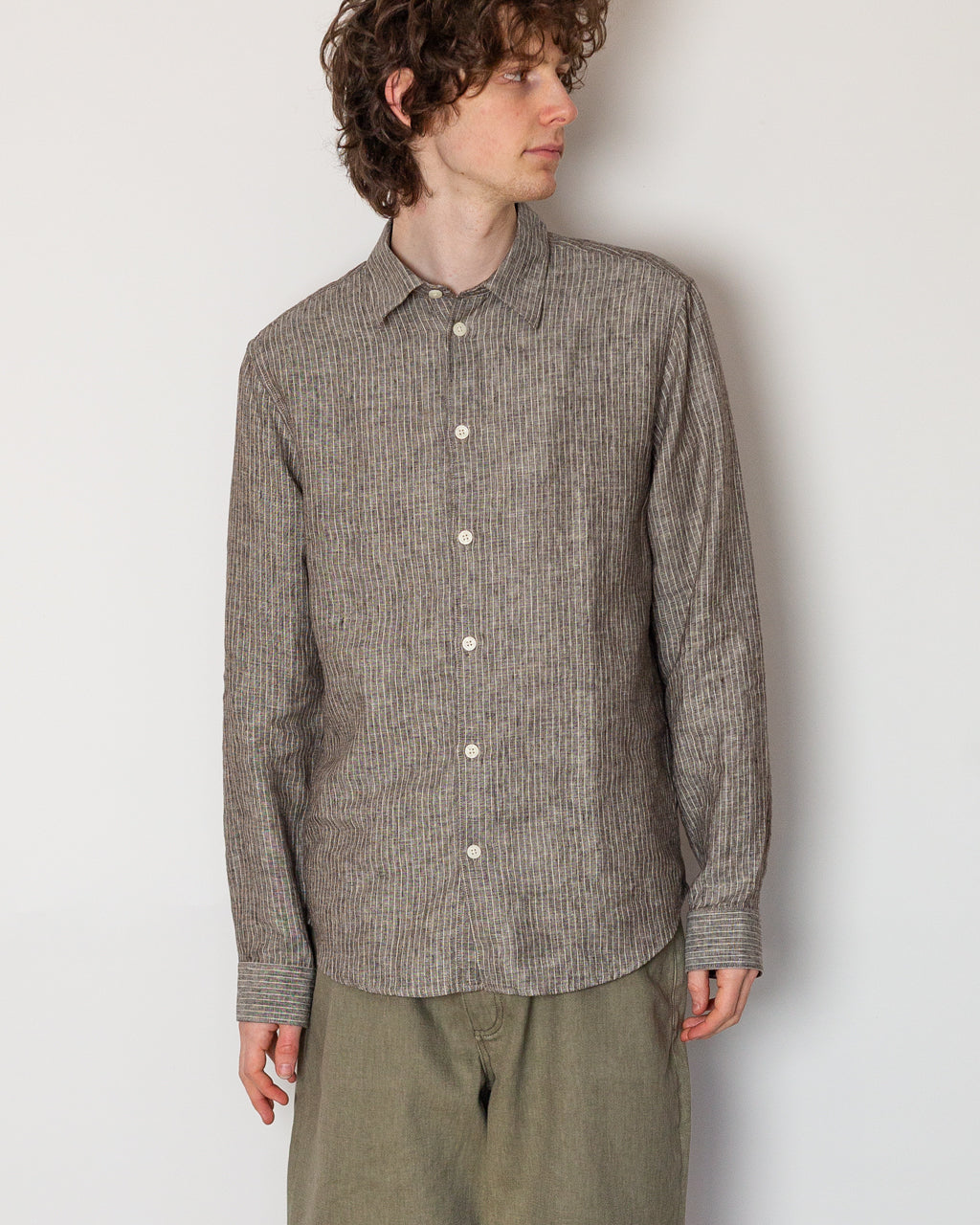 Enzo Shirt 5728 - Clay Stripe