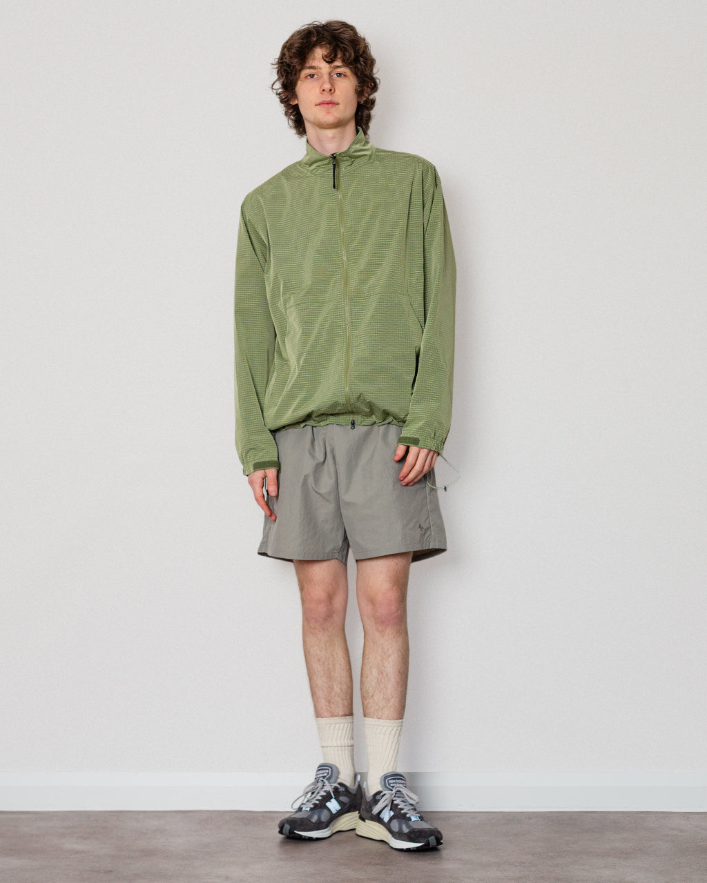 Dope Dyed Rip-stop Wind Jacket - Usuyanagi