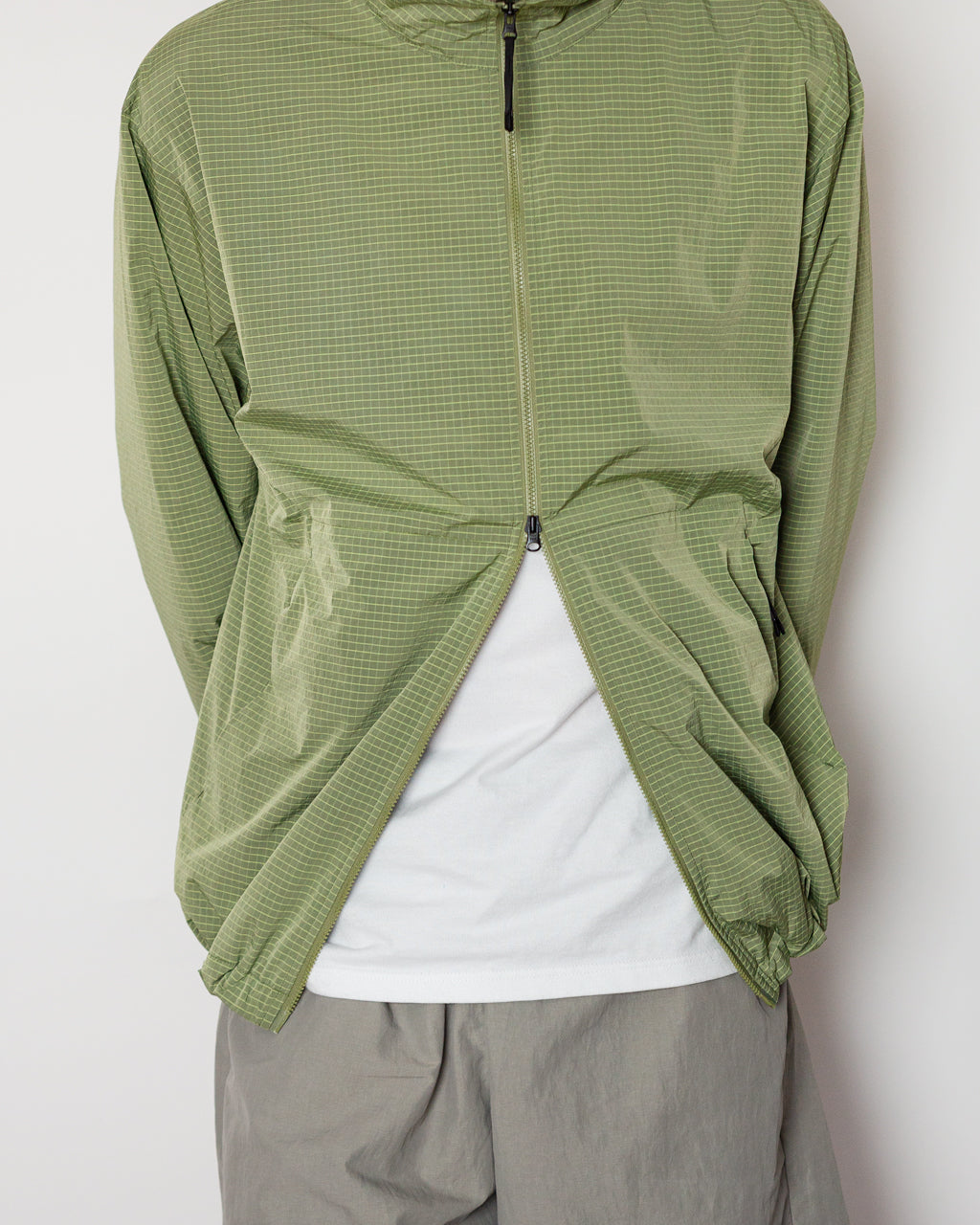 Dope Dyed Rip-stop Wind Jacket - Usuyanagi