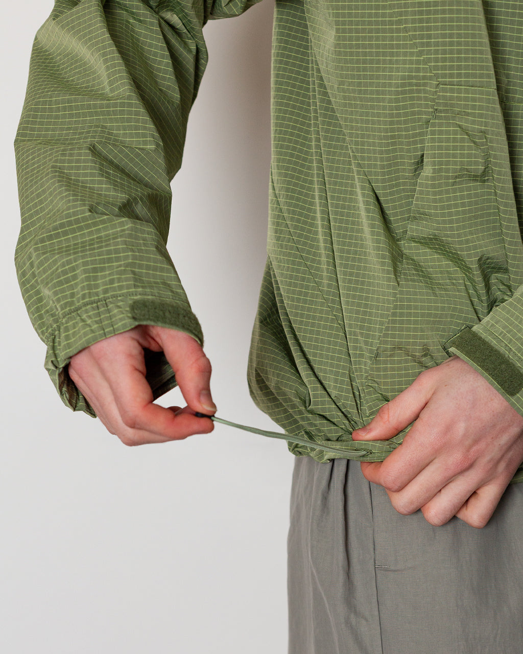 Dope Dyed Rip-stop Wind Jacket - Usuyanagi