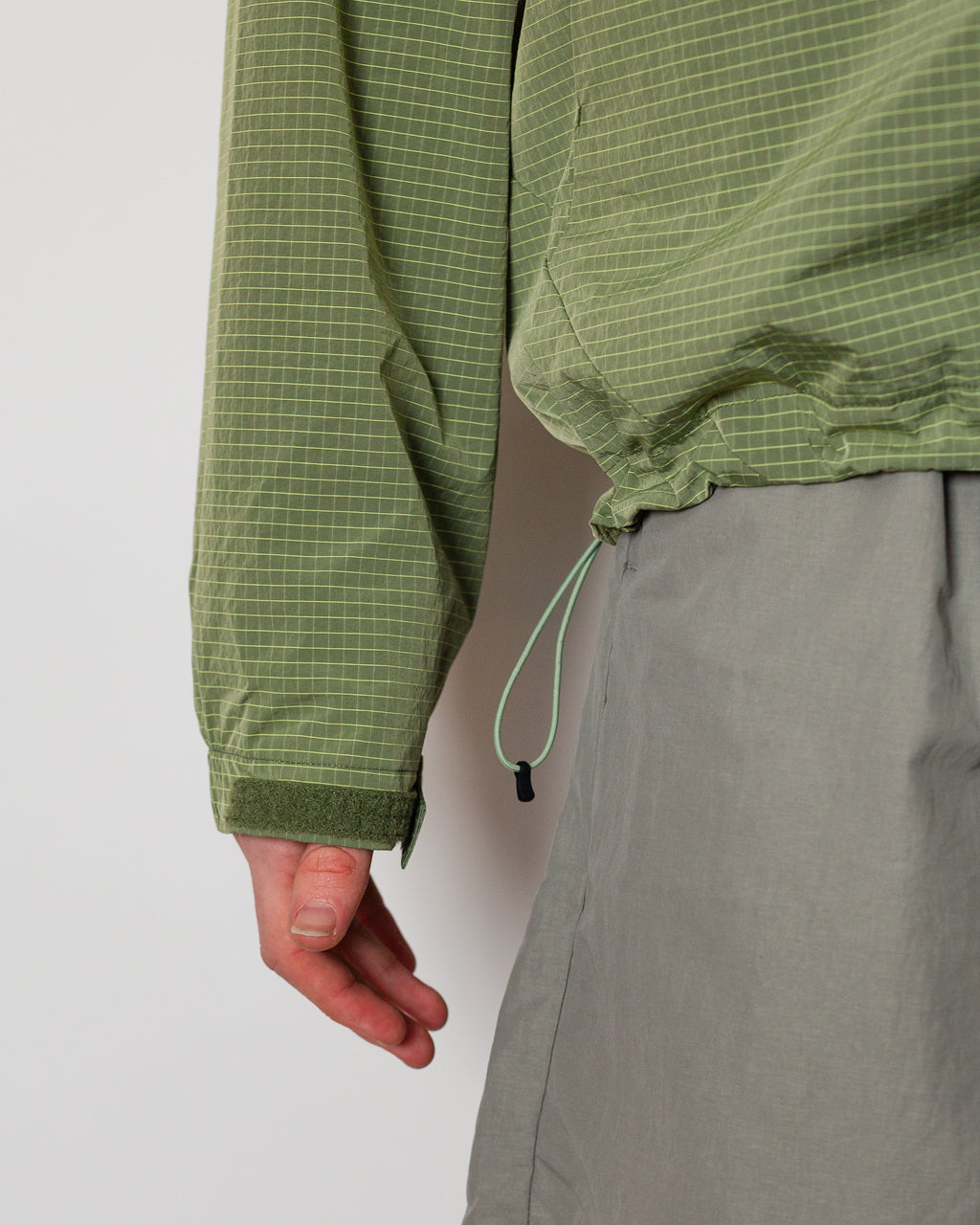 Dope Dyed Rip-stop Wind Jacket - Usuyanagi