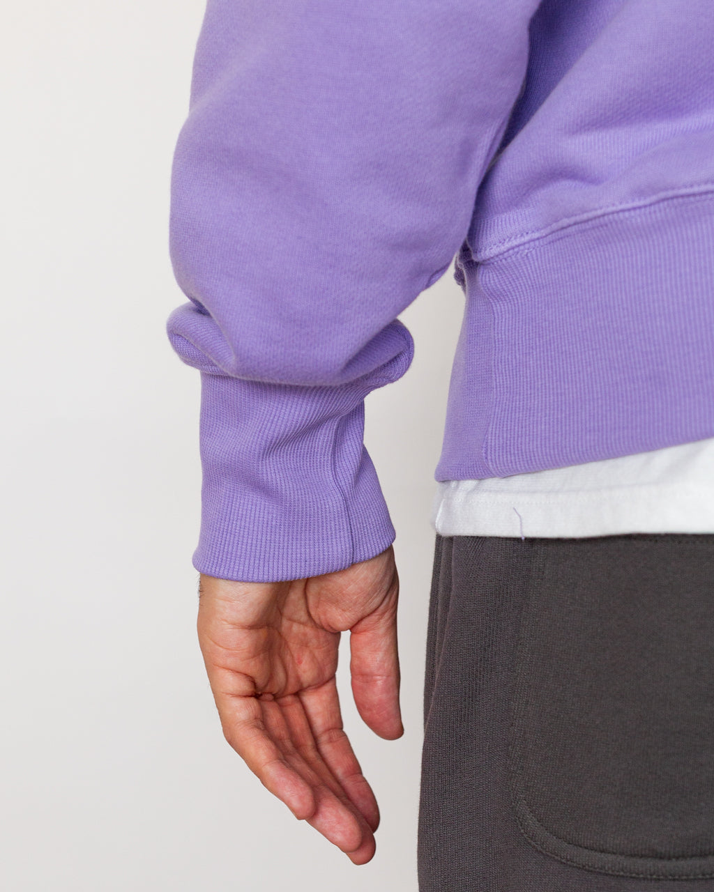 Loopback Hoodie - Dusty Violet