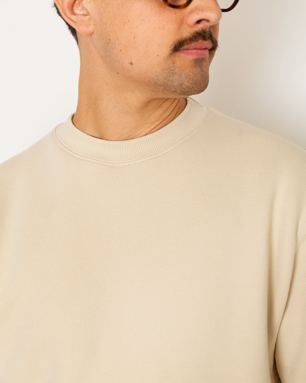 Loopback Crewneck - Putty