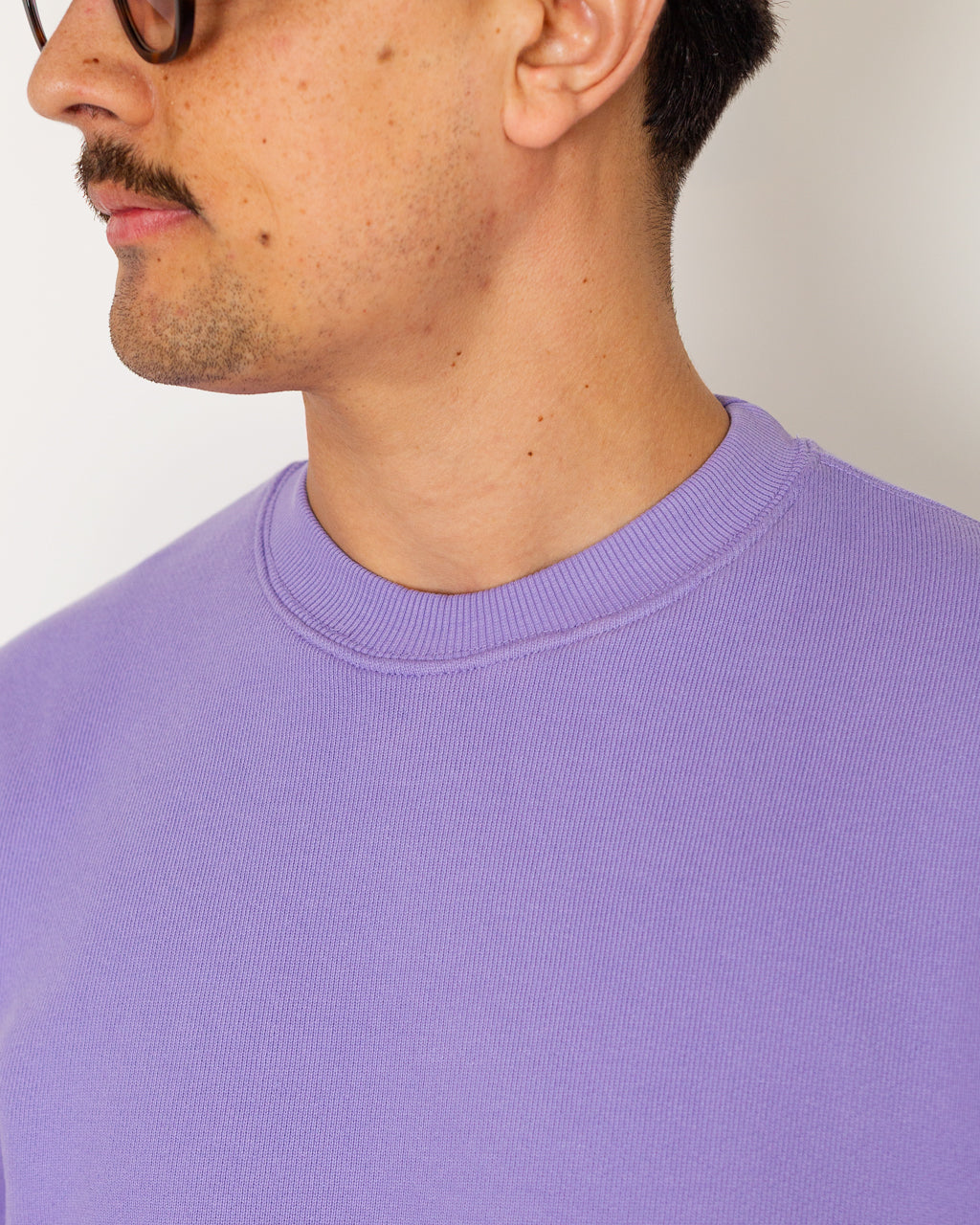 Loopback Crewneck - Dusty Violet