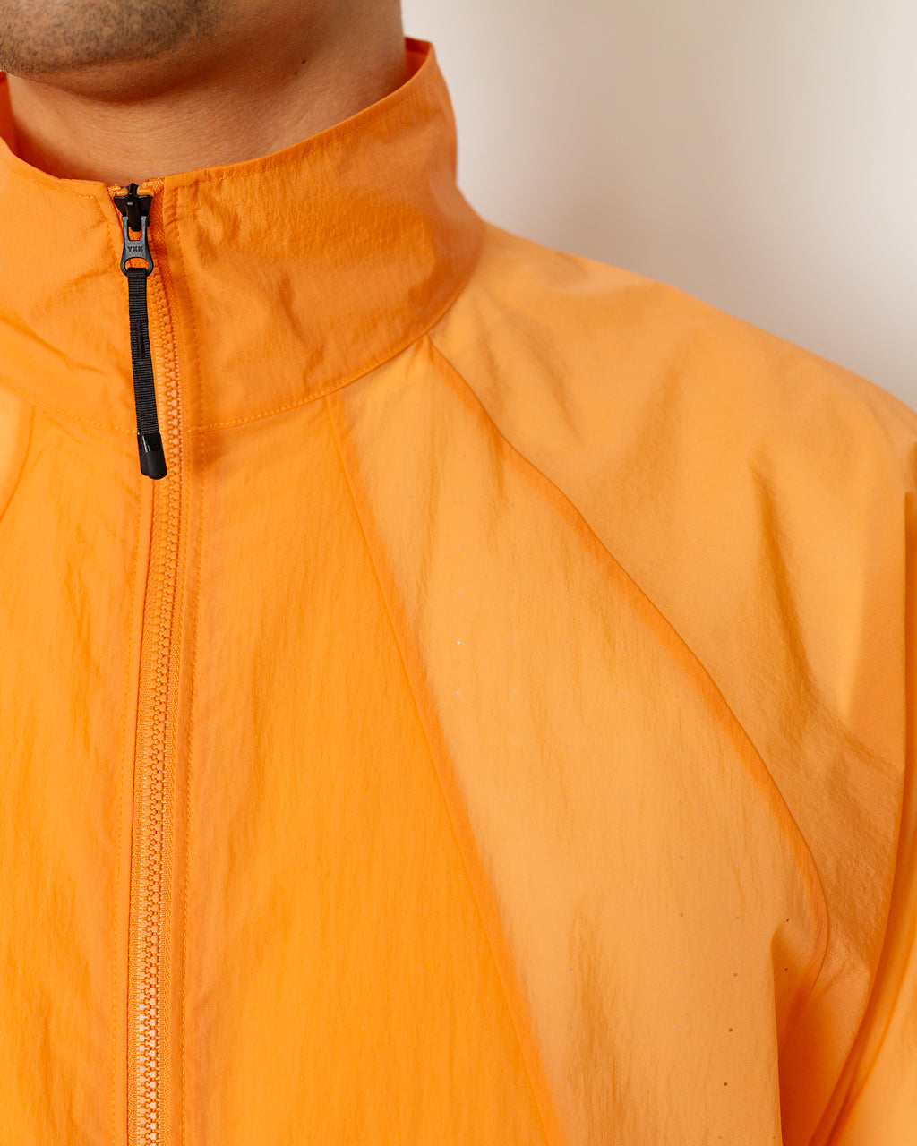 Sheer Nylon Wind Jacket - Lily Orange